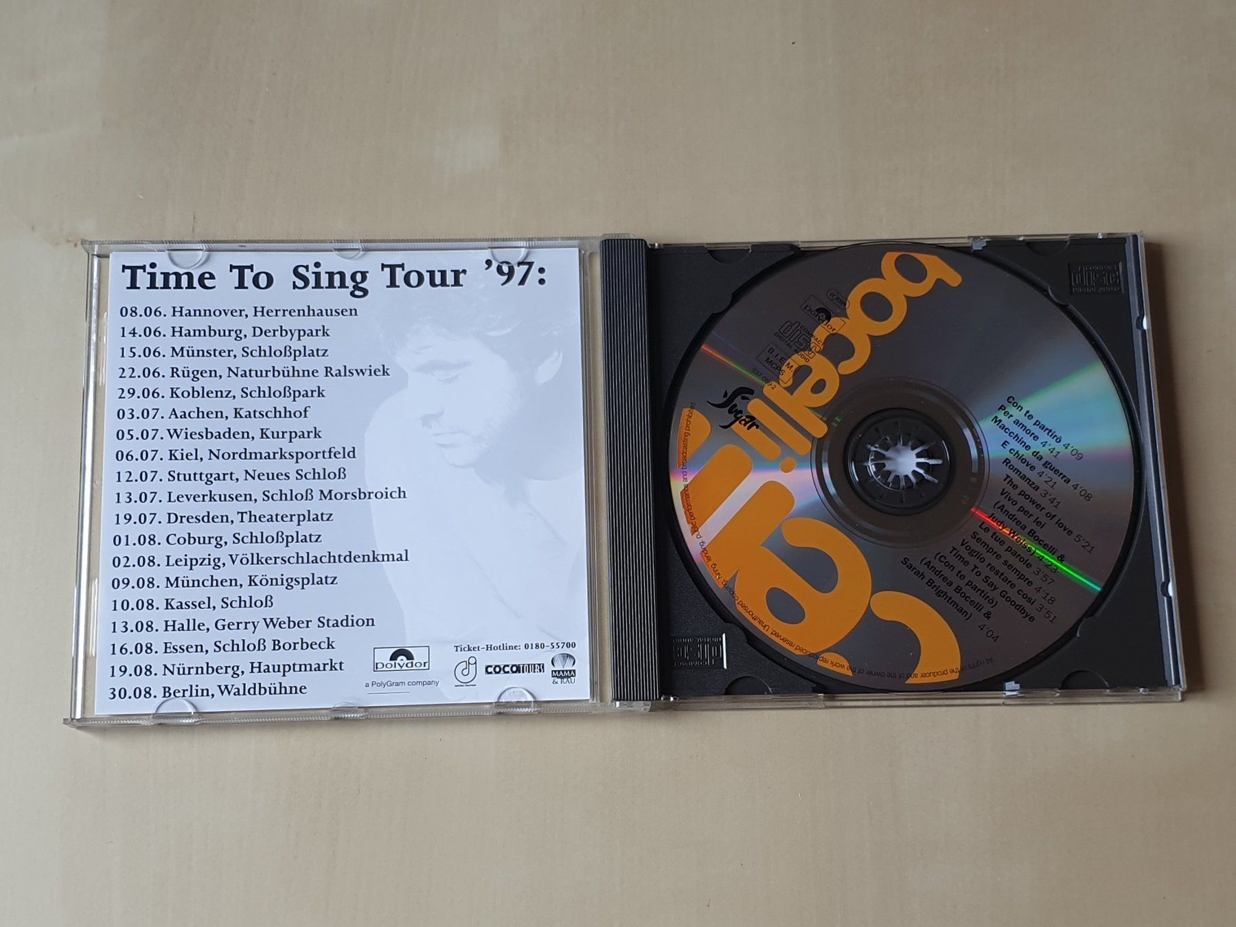 CD: Bocelli – Usato da Stansstad venduto da collectorsshop 2