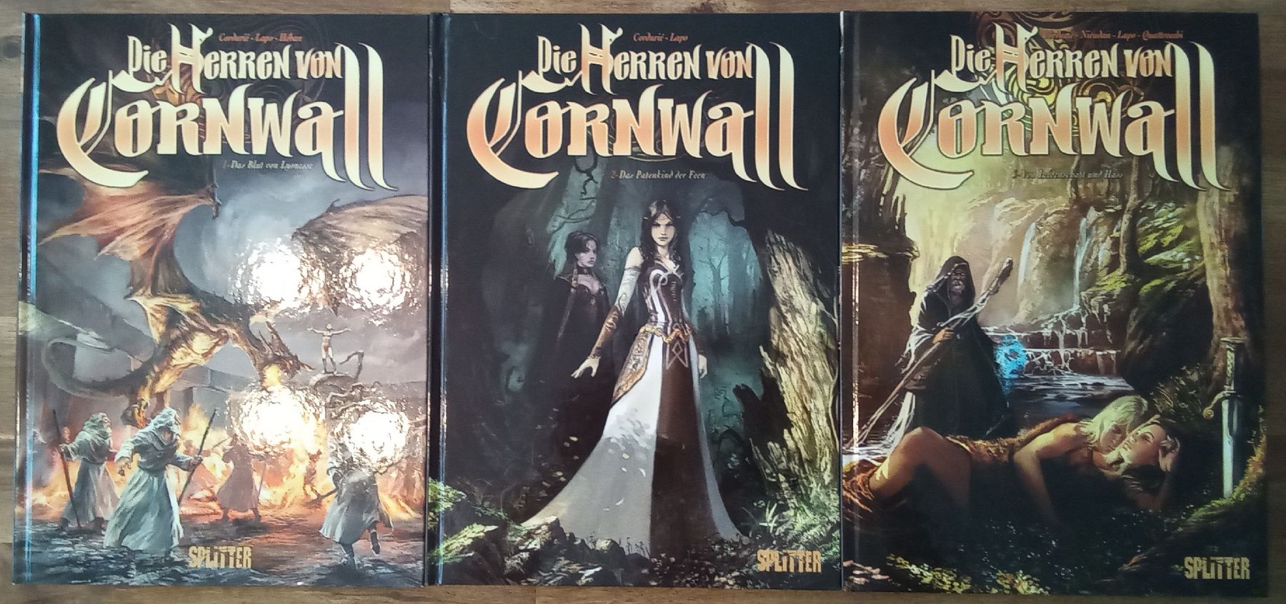Fumetti: Die Herren von Cornwall, Band 1-3, Splitter Verlag – Usato da Winterthur venduto da andreas.leu
