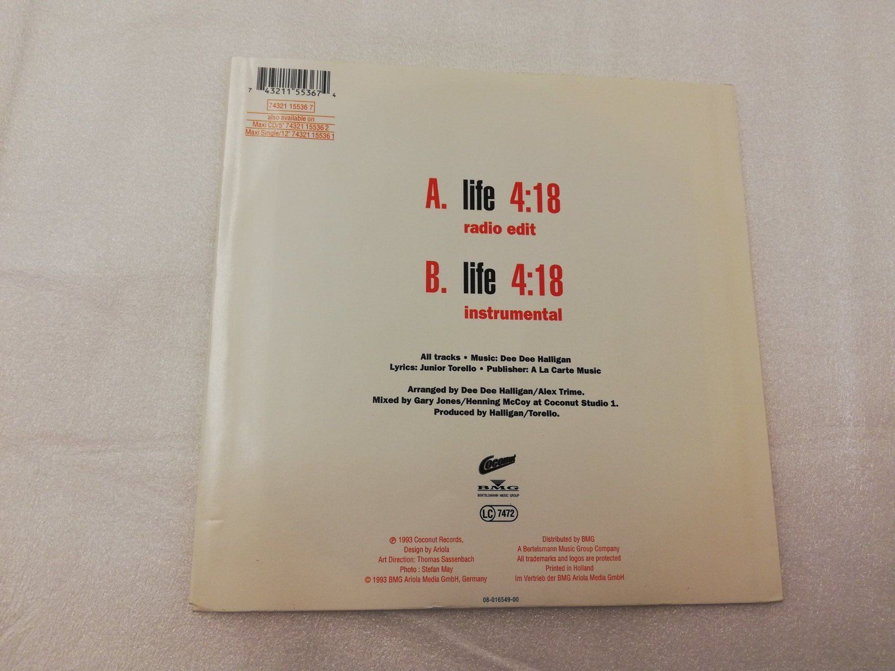 Schallplatten: HADDAWAY - LIFE (SINGLE 7") – Gebraucht aus Bern von Vinylsound.ch 1
