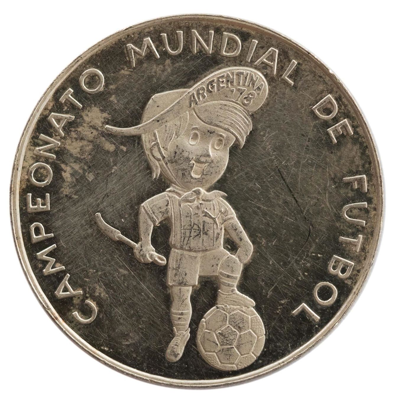 Tutti le monete: Argentina 1978 FIFA World Cup – Nuovo e nell'imballaggio originale da Rotkreuz venduto da num_6343 1