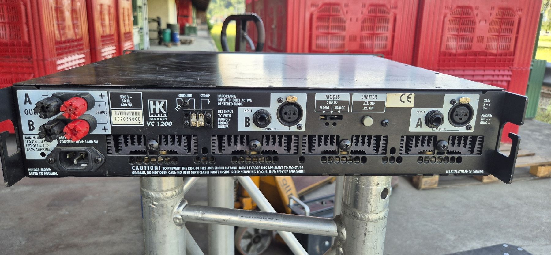 Verstärker: HK Audio VC 1200 AMP – Gebraucht aus Au SG von abrollfiaber 1