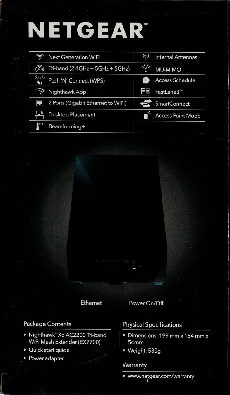 Modems & Router: Nighthawk X6 Netgear EX7700 – Gebraucht aus Baden von Nitram52 3