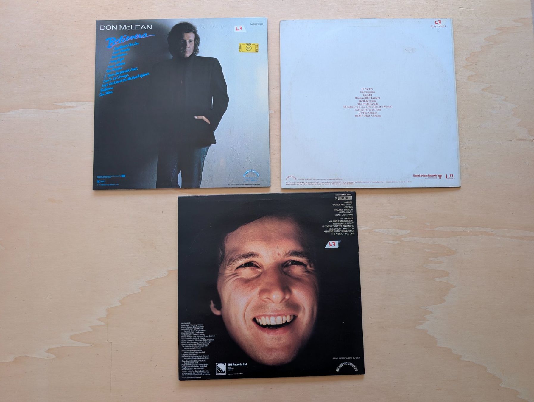 Schallplatten: 3 x Don McLean – Gebraucht aus Ebikon von soundundvielfalt 1