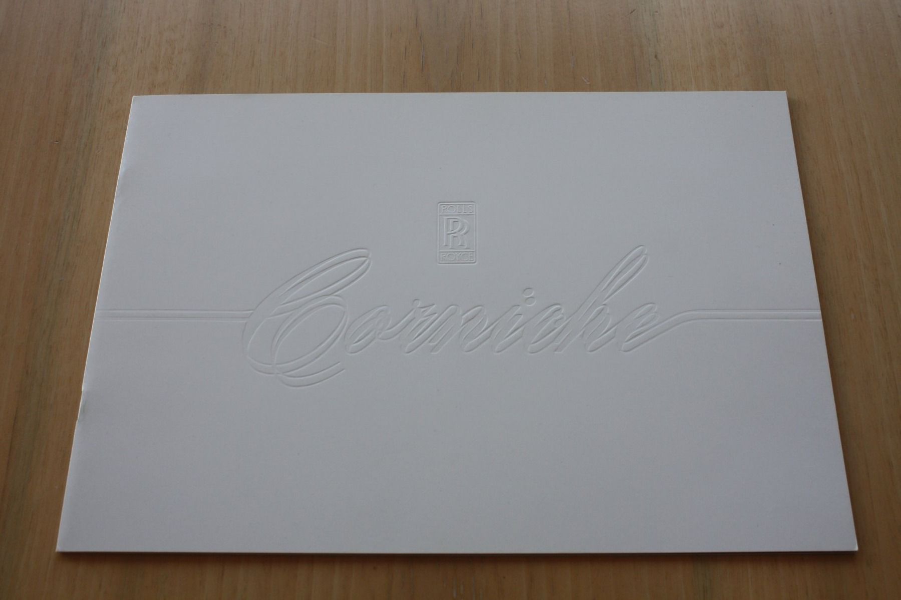 Rolls-Royce Documents: Rolls Royce Corniche Convertible Prospekt 1980  Deutsch – D'occasion à Wikon par erwin400