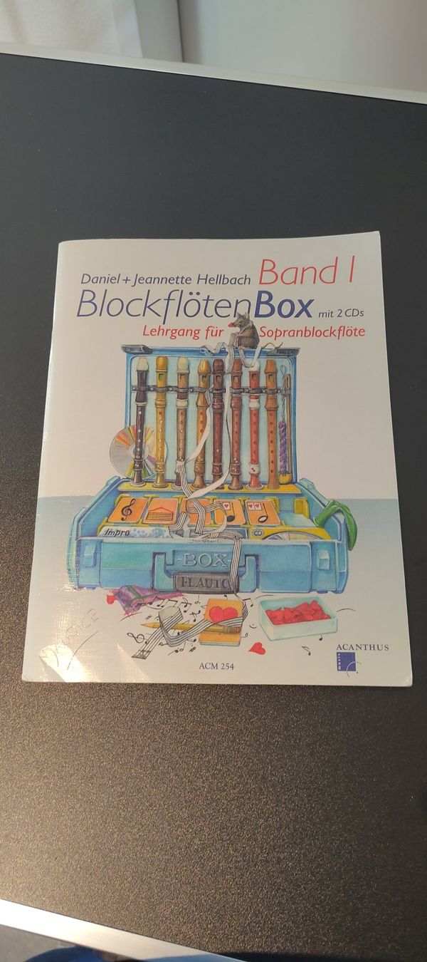 Libri: BlockflötenBox Band 1 Daniel Hellbach inkl. 2 CDs – Usato da Felben-Wellhausen venduto da AWDienstleistungen 1