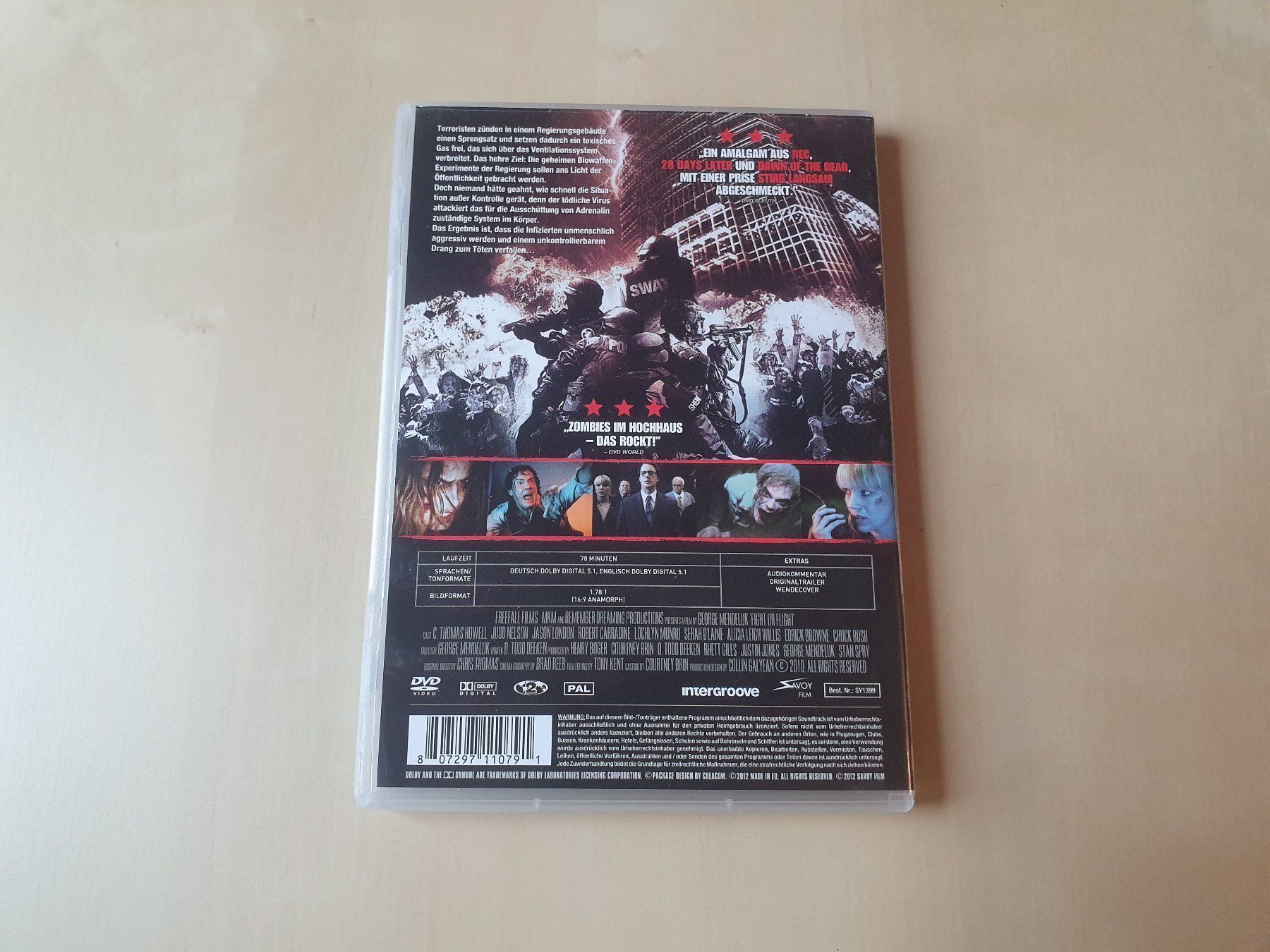 Tous les DVDs: The Zombie Terror Experiment – D'occasion à Stansstad par collectorsshop 1