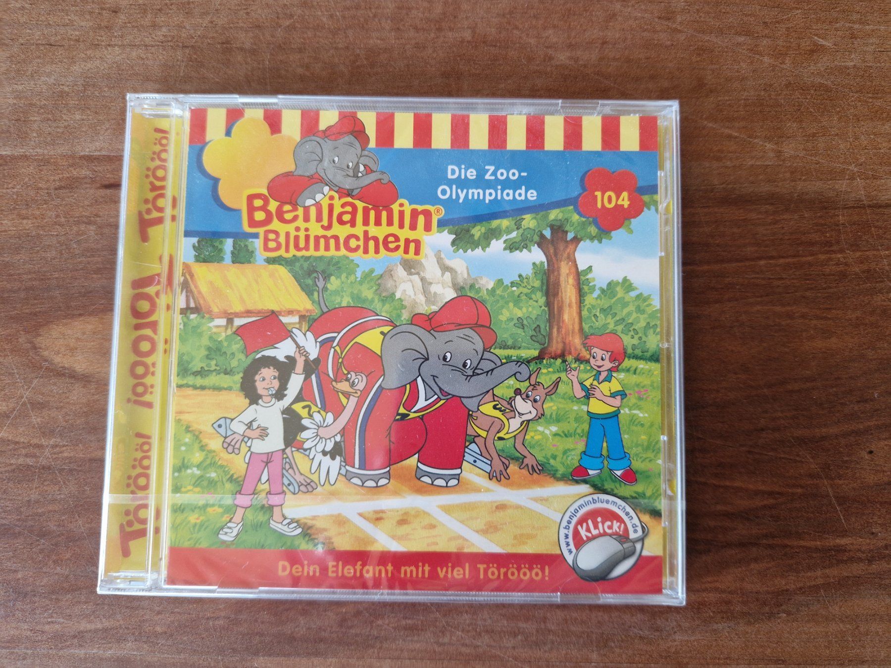 CD: NEU CD Benjamin Blümchen Nr 104 – Nuovo e nell'imballaggio originale da Giswil venduto da movo08