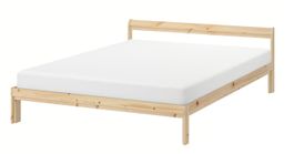 IKEA Holzbett 140×200 cm, massive Kiefer, kaum benutzt!