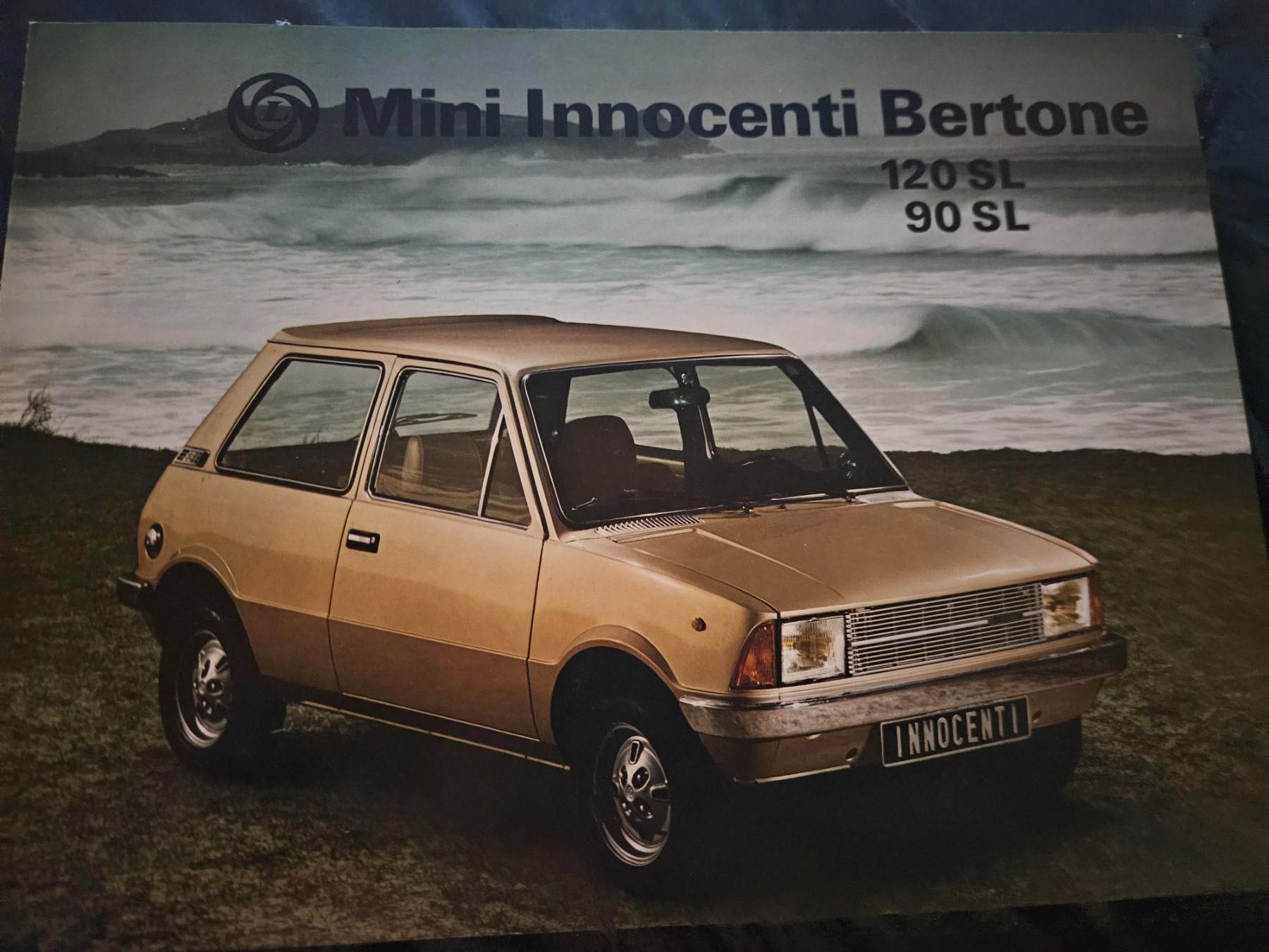 Mini Documenti: Mini Innocenti Bertone 90 SL  120 SL Prospekt 1978 – Usato da Flawil venduto da sr1_f6st