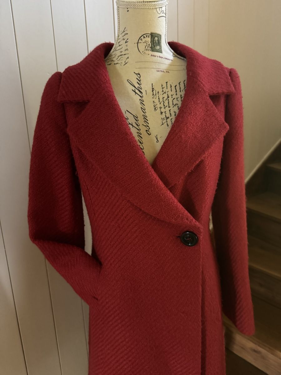 Massimo Dutti Cappotti: Mantel dunkelrot Massimo Dutti Gr. 38 – Usato da Cham venduto da matap1 3