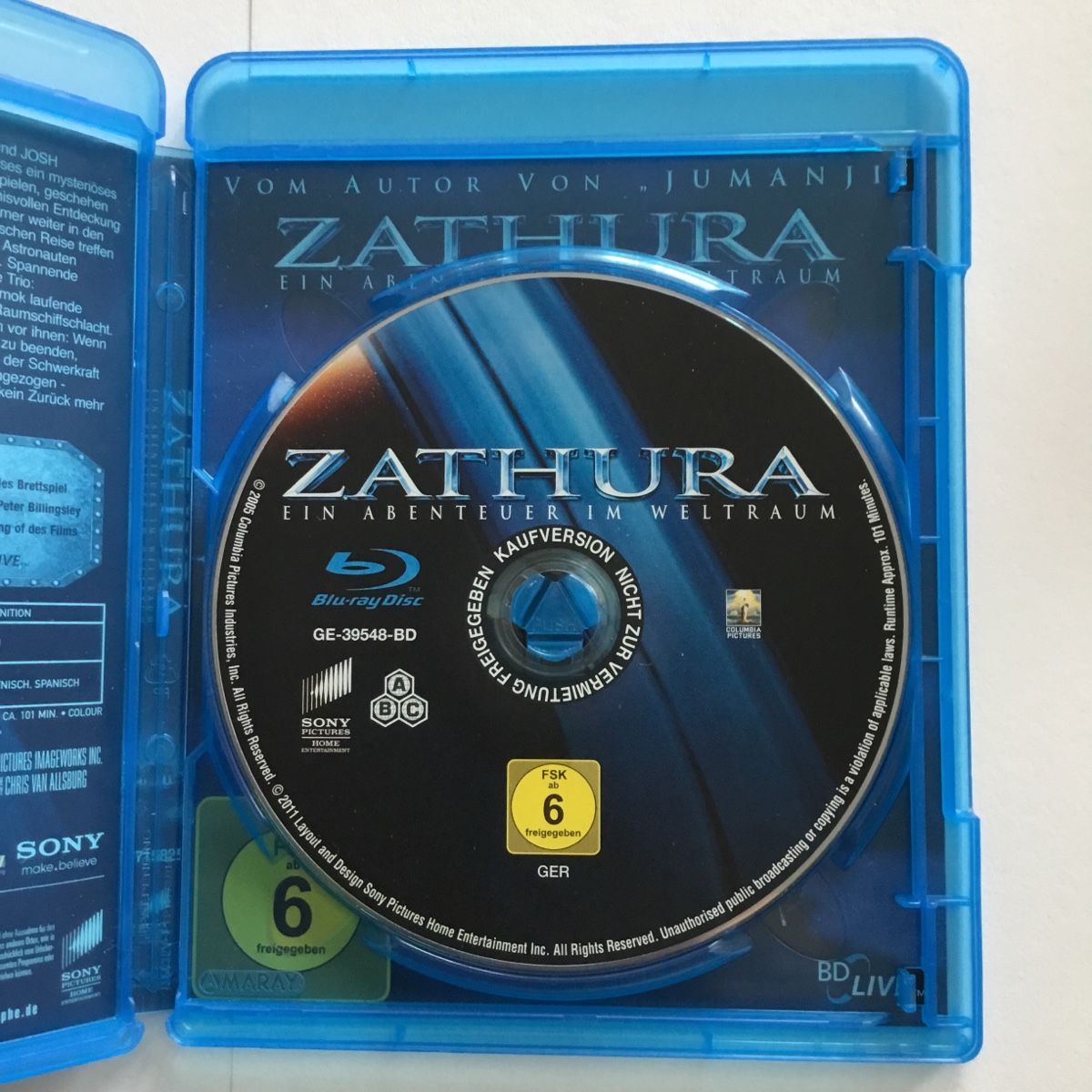 Tutti i DVDs: Zathura Blu Ray Selten – Nuovo (secondo la descrizione) da Blauen venduto da berlingo65 2