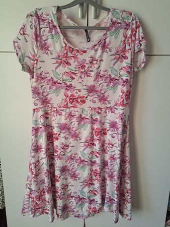 Chicorée Sommerkleid Blumenmuster Gr. XL *letzte tage