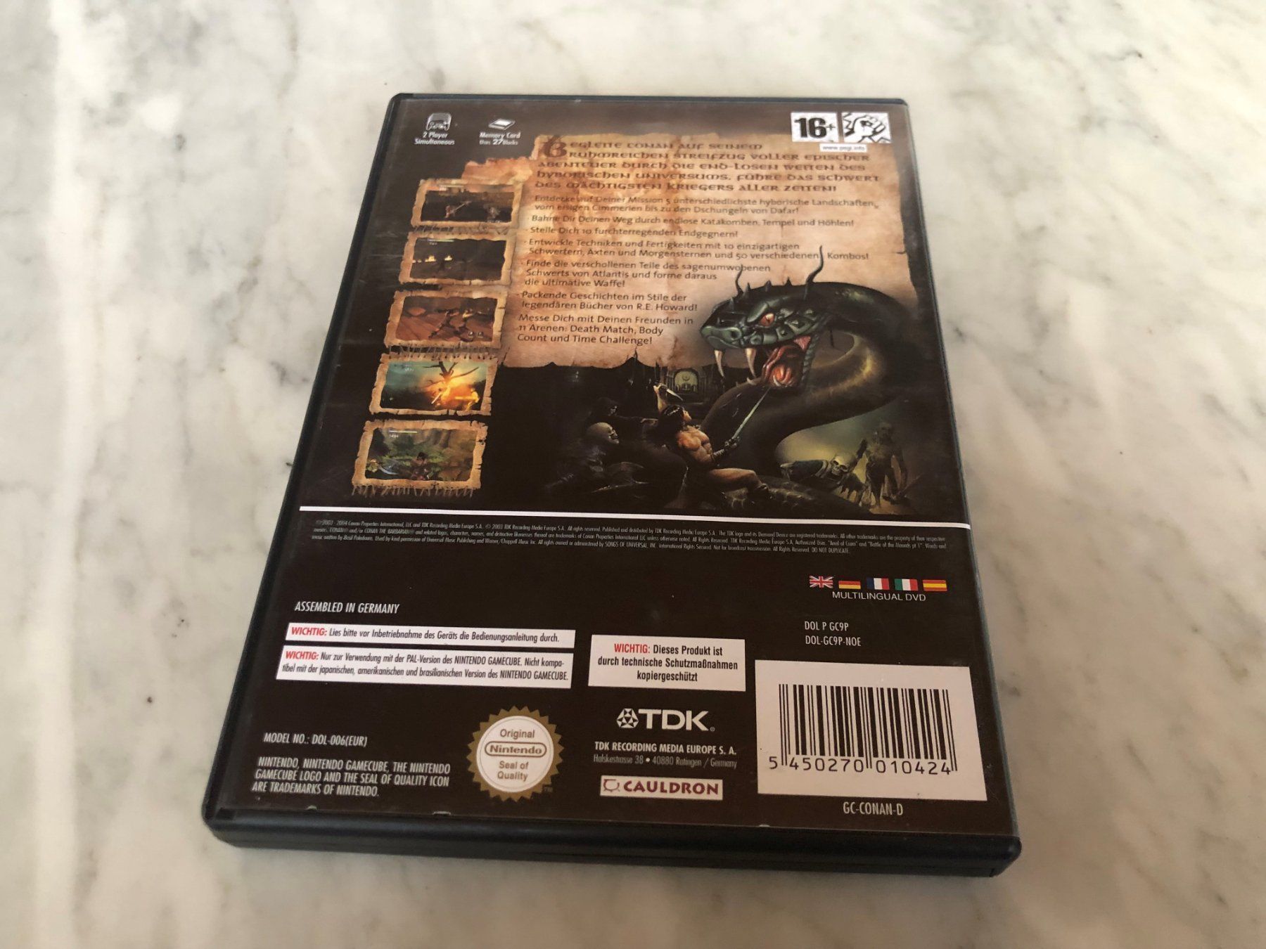 Nintendo Giochi: CONAN SPIEL FÜR NINTENDO GAMECUBE – Usato da hägendorf venduto da twilightprincess 3