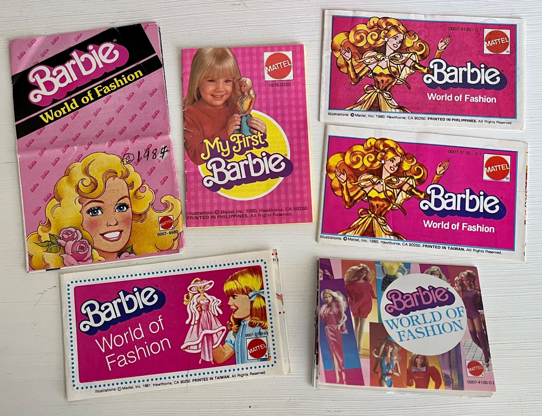 Documenti: 6 libretti  Barbie vintage anni '80 – Usato da Breganzona venduto da mas_tv72