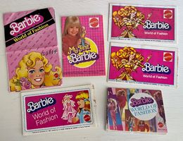 6 libretti  Barbie vintage anni '80