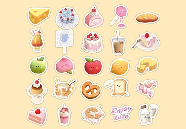 260x Personalisierte Cupcake-Aufkleber In Rosa – Perfekt Für
