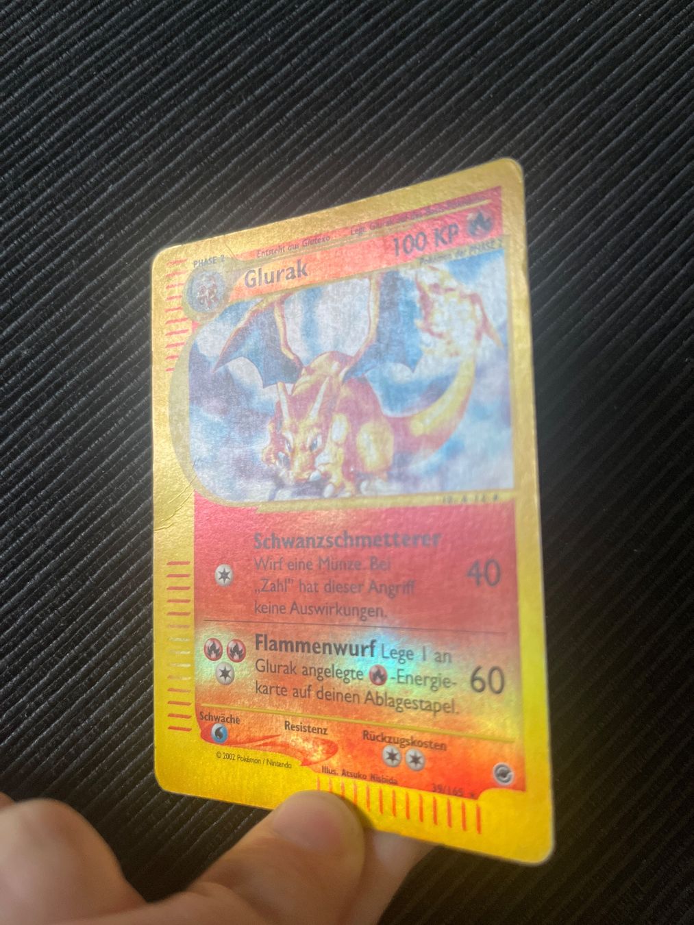 Pokémon Carte collezionabili: Pokemon Glurak Reverse Holo 39/165 Expedition – Usato da Wabern venduto da Collectfun 1