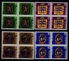 1983, Pro Patria, Viererblöcke **