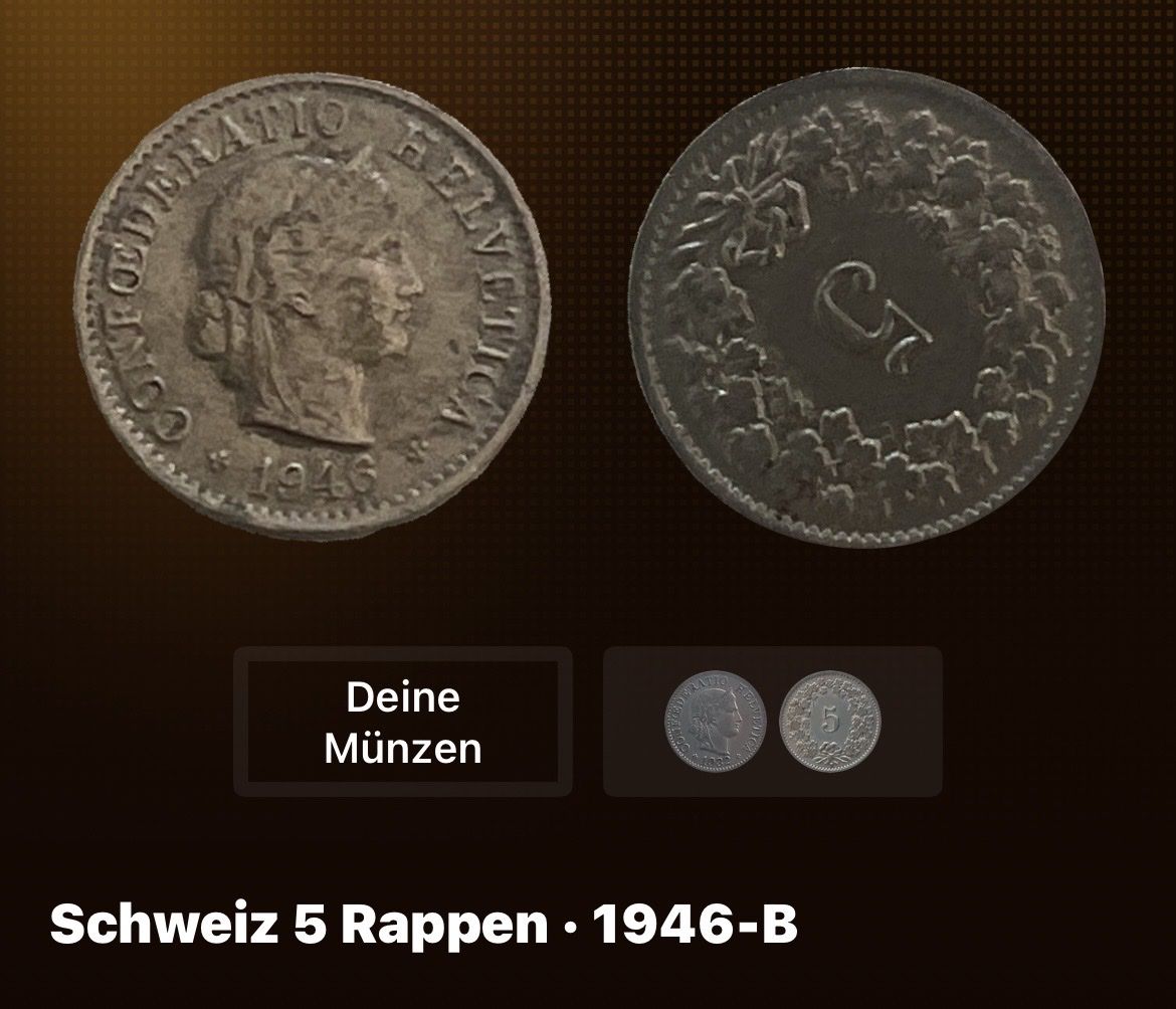 Tutti le monete: Rappen münze – Usato da Triesen venduto da Yellow1818