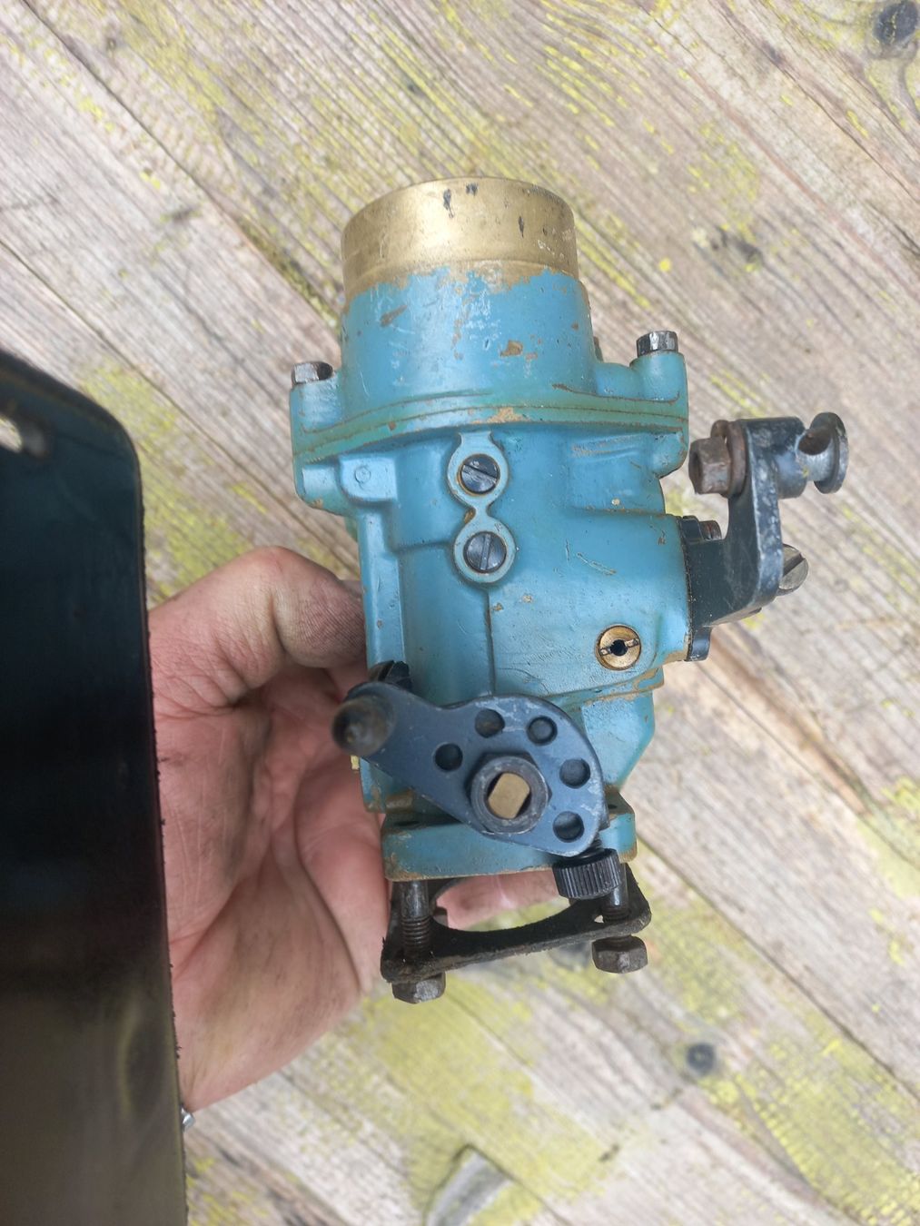 Tutti pezzi di ricambio auto: rarer Oldtimer Messing / Bronze Vergaser WEBER Tipo 30 DR 3 – Usato da Dulliken venduto da Dullikenlerchclassic 2