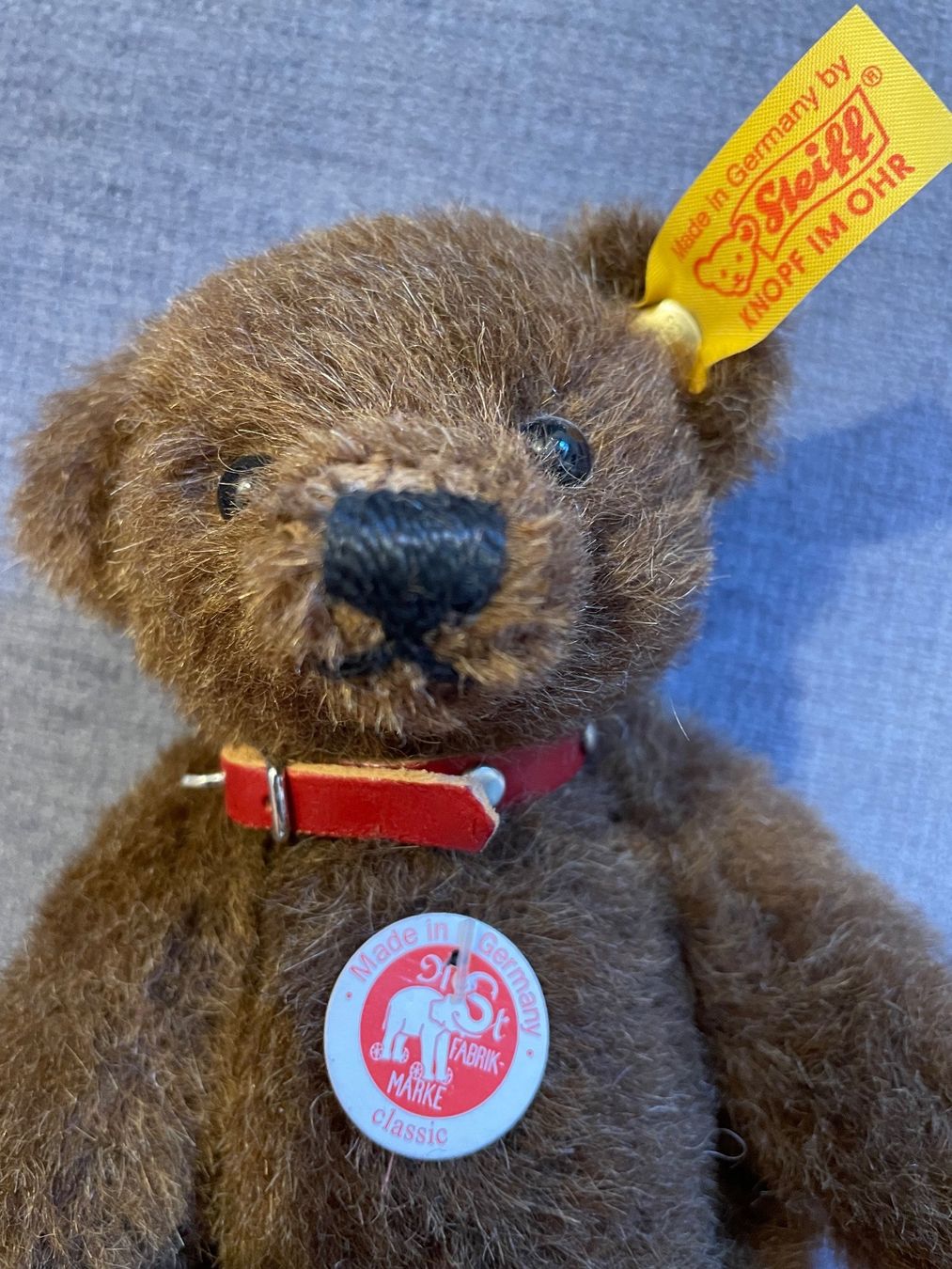 Steiff Giocattoli: Steiff Teddy braun / Weihnachten – Nuovo (secondo la descrizione) da Küsnacht ZH venduto da Ulla-ZH 3