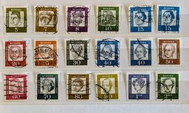 DEUTSCHLAND BRD PORTRÄTS BILDNISSE BERÜHMTE DEUTSCHE 1961 GE