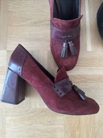 Geox - Wildleder Loafer mit Blockabsatz Gr. 37