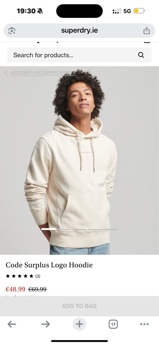 Superdry Maglioni & Felpe: Superdry Code Surplus Logo Hoodie Beige XL Neu – Nuovo e nell'imballaggio originale da Effretikon venduto da rus_2l2p 1