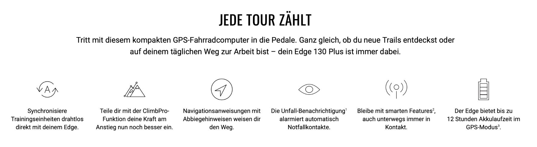 Garmin Computer & Strumenti di misurazione: Garmin Edge 130 Plus Fahrradcomputer GPS – Usato da Wetzikon ZH venduto da Rolfbou 2