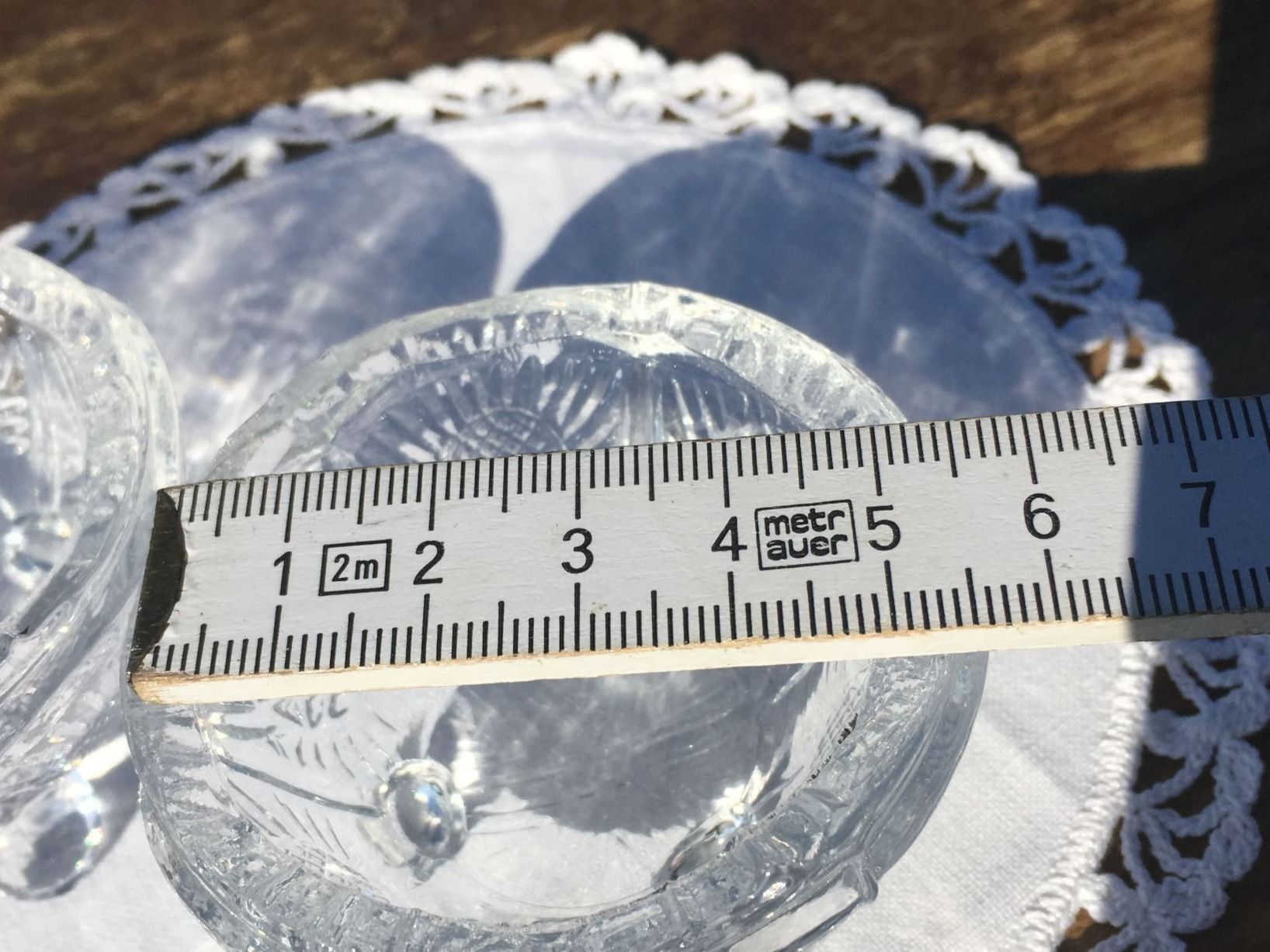 Bicchieri: 2 PRESSGLASSCHÄLCHEN MENAGE SALZ UND PFEFFER – Usato da Subingen venduto da ArtBead 4