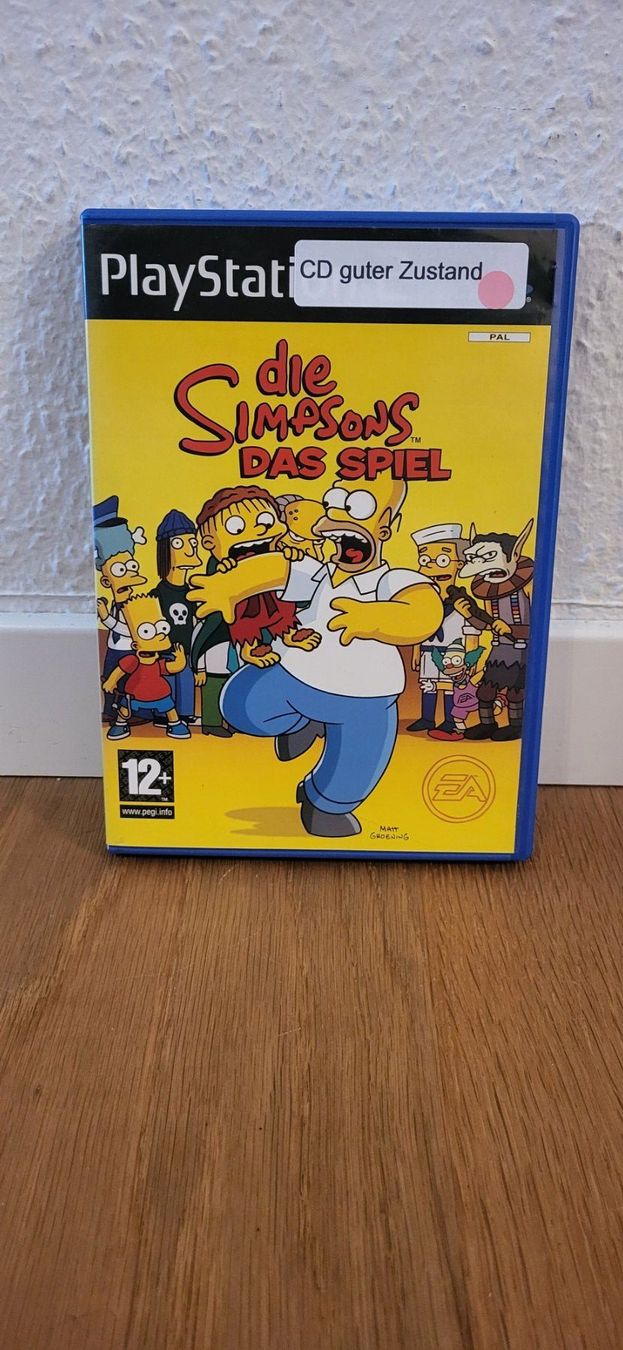 Sony Spiele: PS 2 - Die Simpsons Das Spiel – Gebraucht aus Münsingen von DigitaleSpielecke