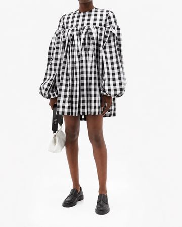 Marques'Almeida Black & White Gingham Dress Marques Almeida