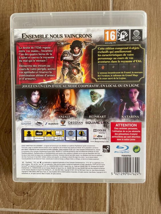Jeu Xbox 360 - Dungeon Siege 3 Édition Limitée - Version Française, Bon état