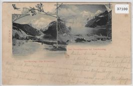 Kandersteg: Die Blümlisalp - Der Oeschinensee bei Kandersteg