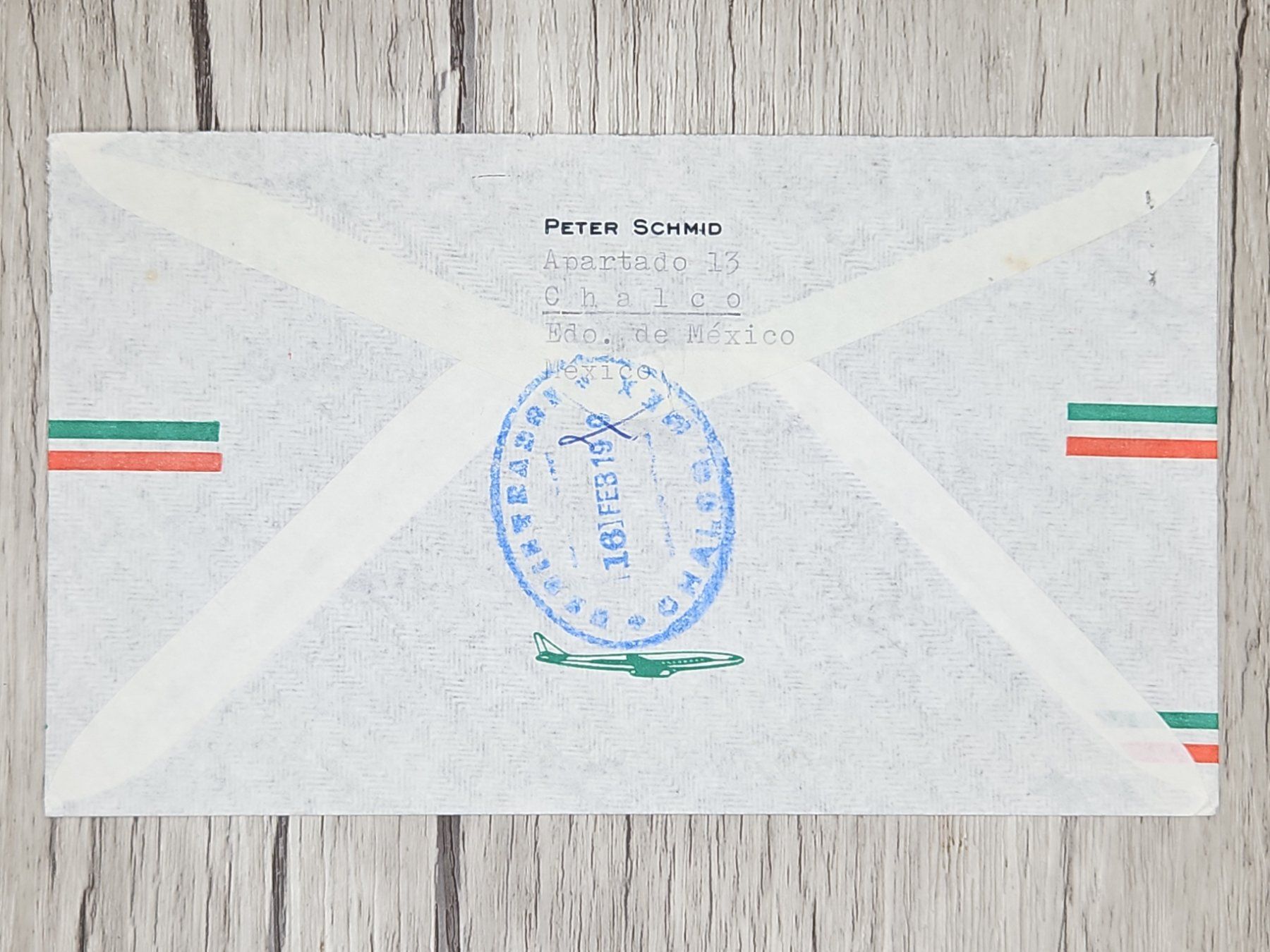 Tutti i francobolli: CL14 Enveloppe + Timbre Mexique 19xx – Usato da Cousset venduto da Patrick_Collections 1