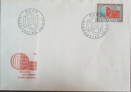 BW29) 1961, Privat illustrierter FDC ohne Adresse selten!!!