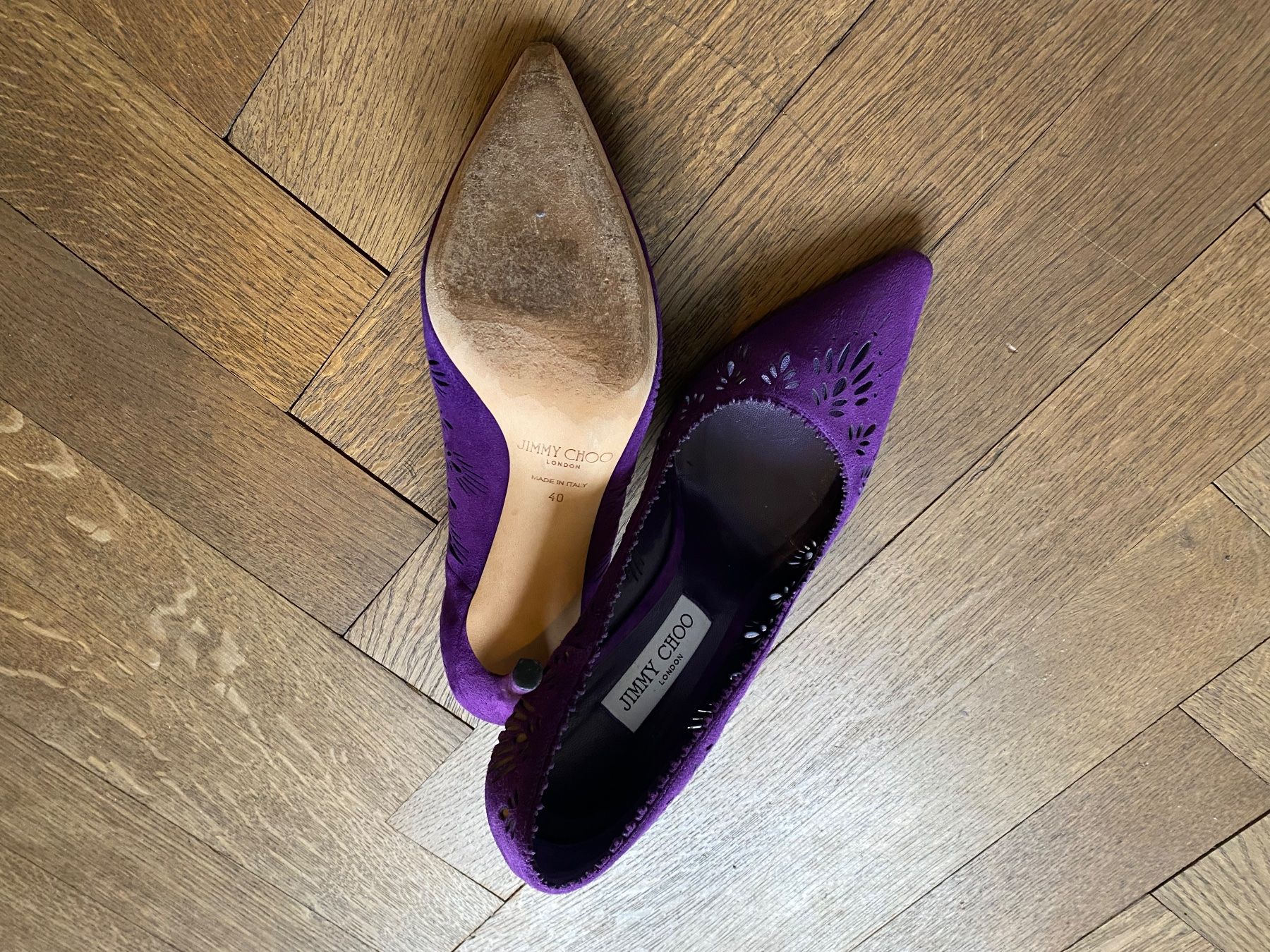 Jimmy Choo Scarpe da donna: Jimmy Choo Pumps Violett – Nuovo (secondo la descrizione) da Zürich venduto da aMortensen 3