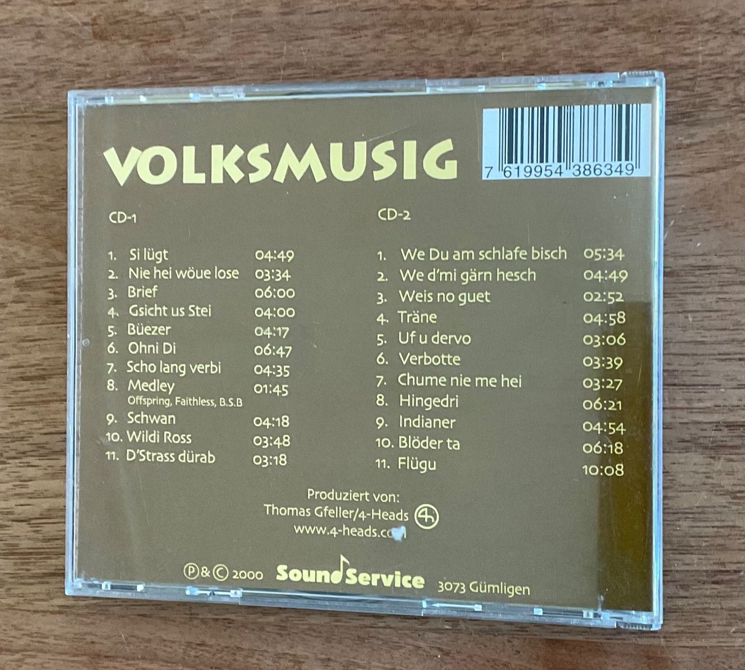 CD: Gölä - Volksmusig – Usato da Amriswil venduto da Chmm1 3