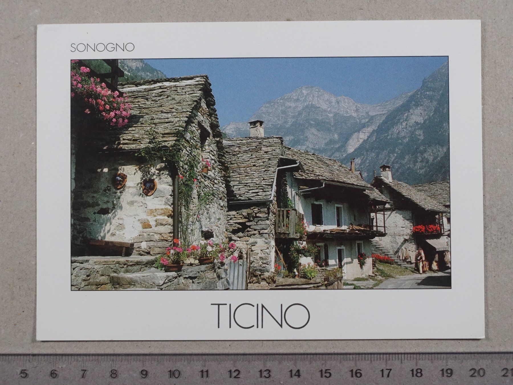 Cartoline postali: Sonogno – Usato da Lenzburg venduto da fh1