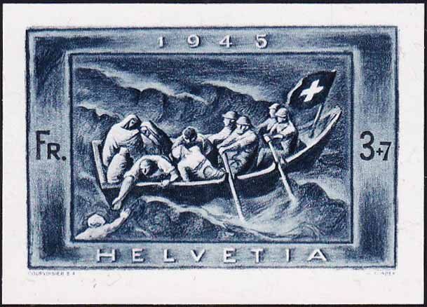 Alle Briefmarken: 1945, Ausschnitt aus Spendeblock, Nr. W21A, postfrisch**. – Neu (gemäss Beschreibung) aus Aesch BL von toffifee09