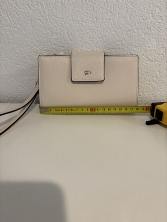 Geldbörse Leder beige Damen  