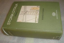 Storia d'Italia Einaudi Annali 3 Scienza e Tecnica I Ed 1980