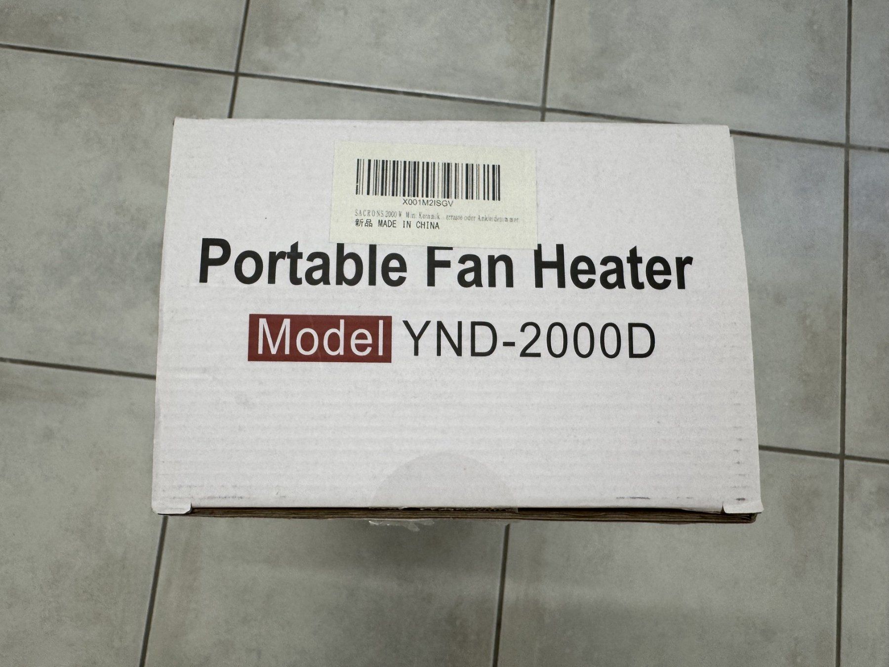 Heizgeräte: Keramikheizung tragbar 2000W – Neu und originalverpackt aus Wallisellen von Donron6