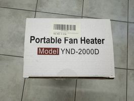 Keramikheizung tragbar 2000W