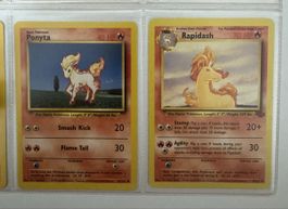 Pokemon Ponyta and Rapidash cards