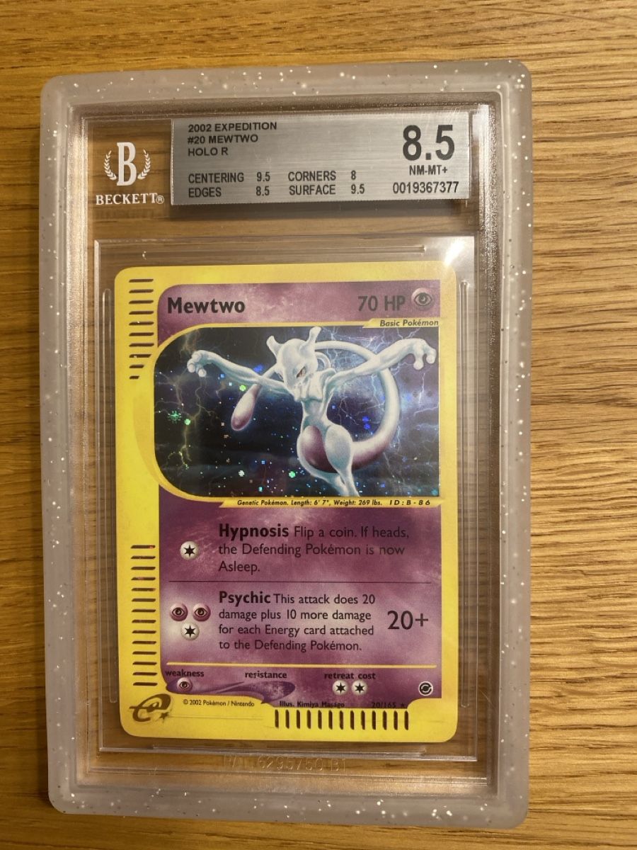 Pokémon Carte collezionabili: Pokemon Mewtwo Expedition Holo BGS 8.5 – Usato da Amriswil venduto da AlpAde_
