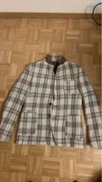 Schicker Herrenblazer Gr. 160cm kariert beige/braun