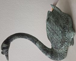 Bronze Schwan Patina