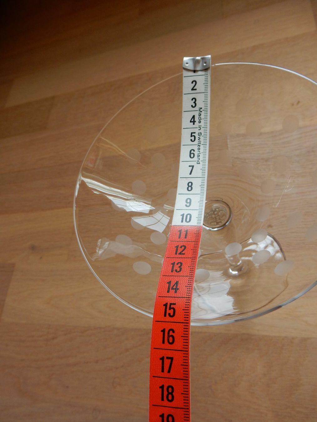 Ikea Bicchieri: 2 Gläser - Cocktailgläser mit Punkten von ikea Glas – Difettoso da Jona venduto da simongarden 2