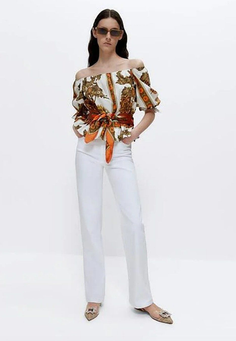Camicette: Üterque - Off-Shoulder Blouse – Usato da Zürich venduto da Nala2811 3